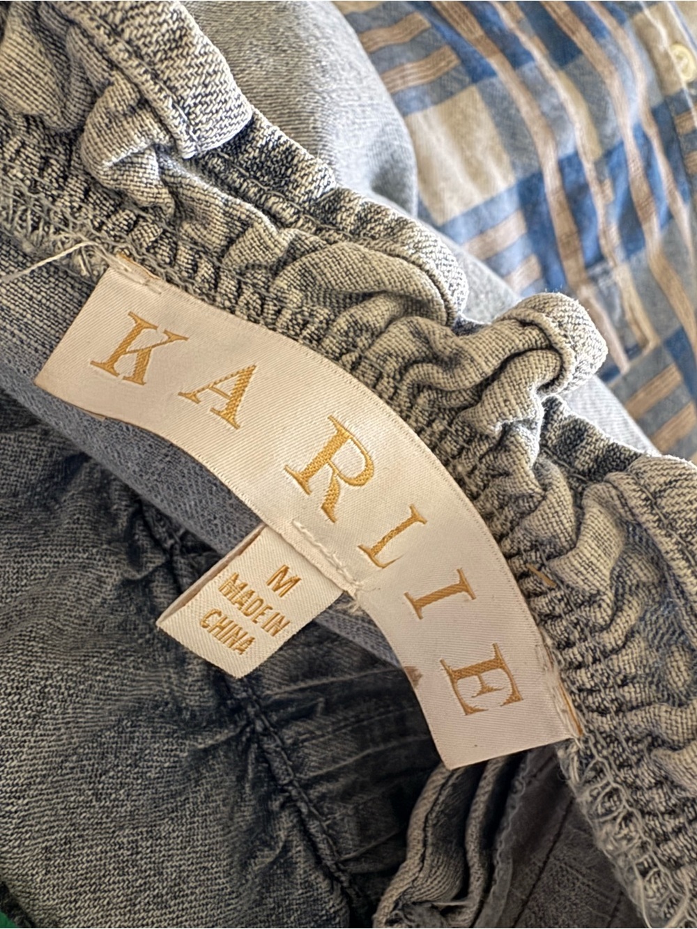 Karlie Denim Ruffled Top - Picture 6 of 6